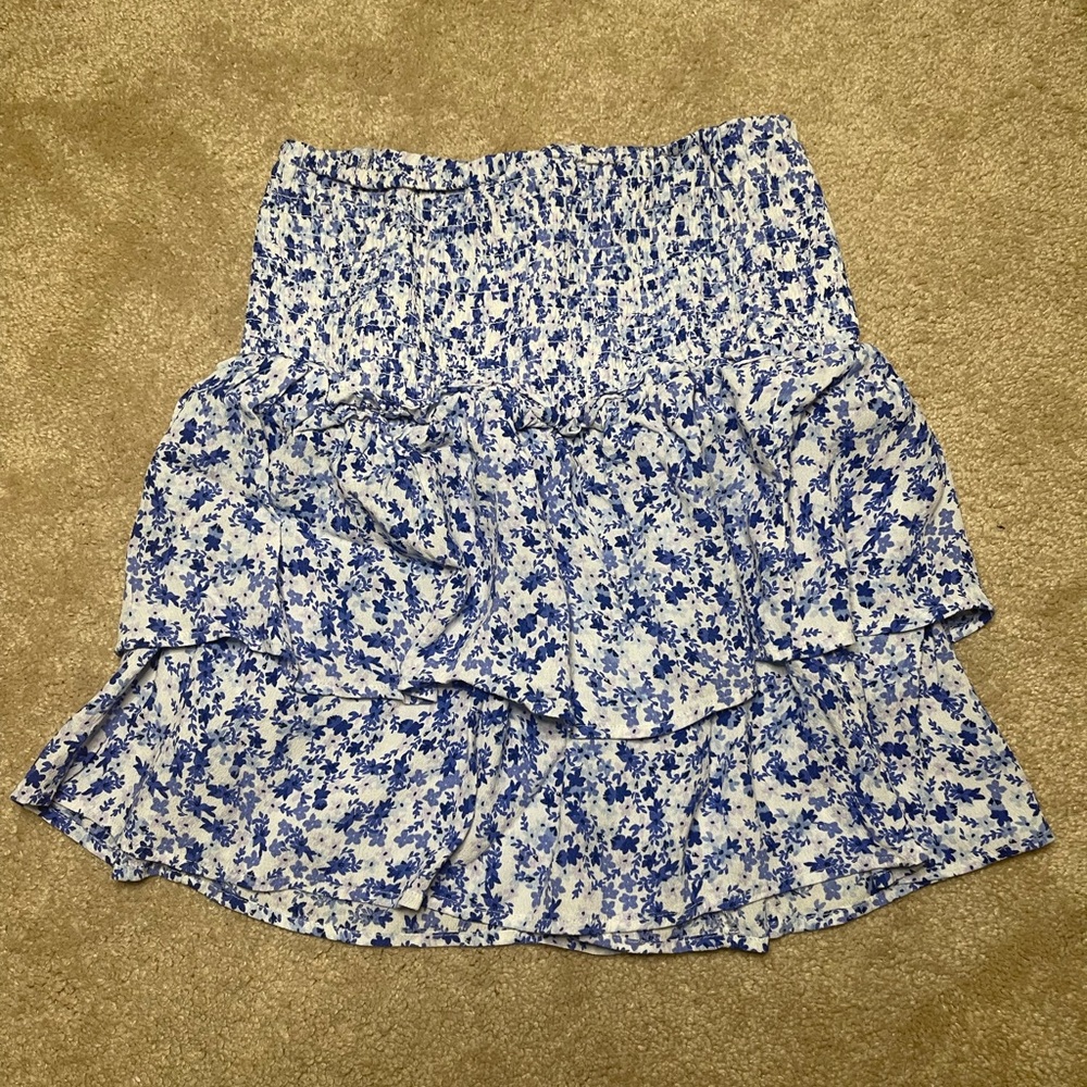 GARAGE blue mini skirt